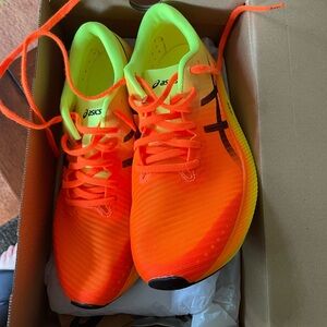 ASICS Shocking Orange and Black Metaspeed Edge
